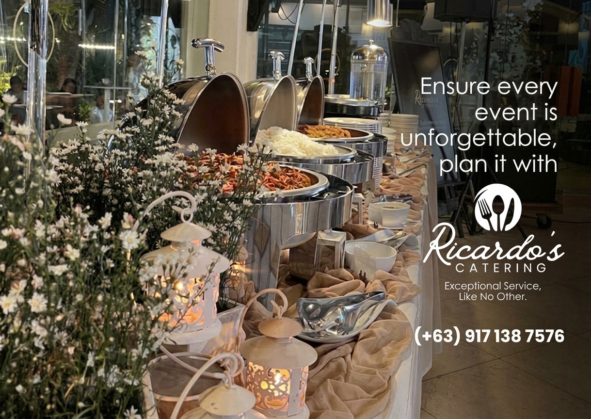 Ricardo's Catering elegant buffet setup
