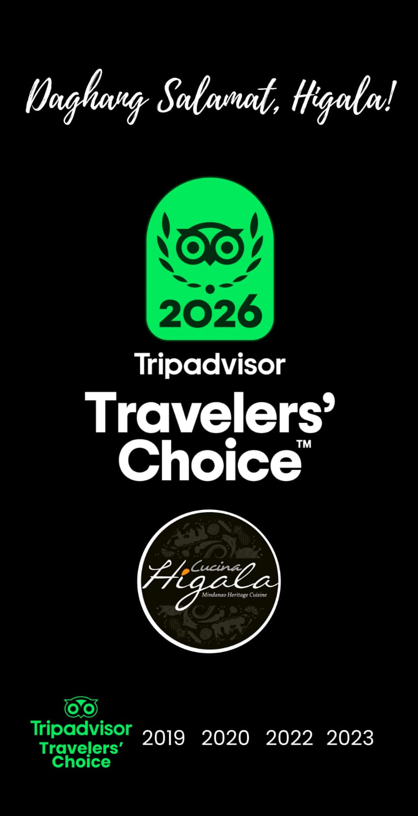 Cucina Higala - TripAdvisor Travelers' Choice 2026